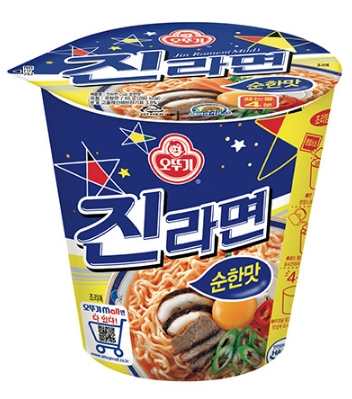 오뚜기 진라면 순한맛 소컵 65g x15개