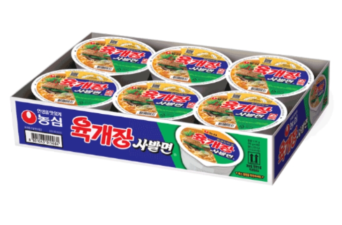 농심 육개장사발면(86g*6)