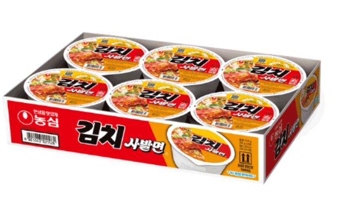 농심 김치사발면(86g*6)