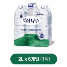제주 삼다수 그린 무라벨 2l x 6개